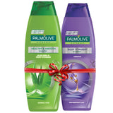 Palmolive - Power Hair Combo - Healthy & Smooth + Silky Straight Shampoo 375ml x 2