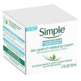 Simple Water Boost Skin Quench Sleeping Cream  50ml